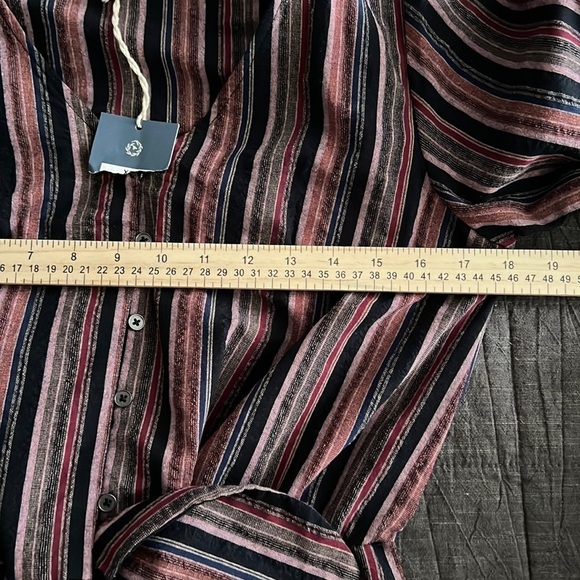 NWT UNIVERSAL THREAD CROP WIDE LEG JUMPSUIT SZ XS STRIPED FALL COLORS - Picture 5 of 8